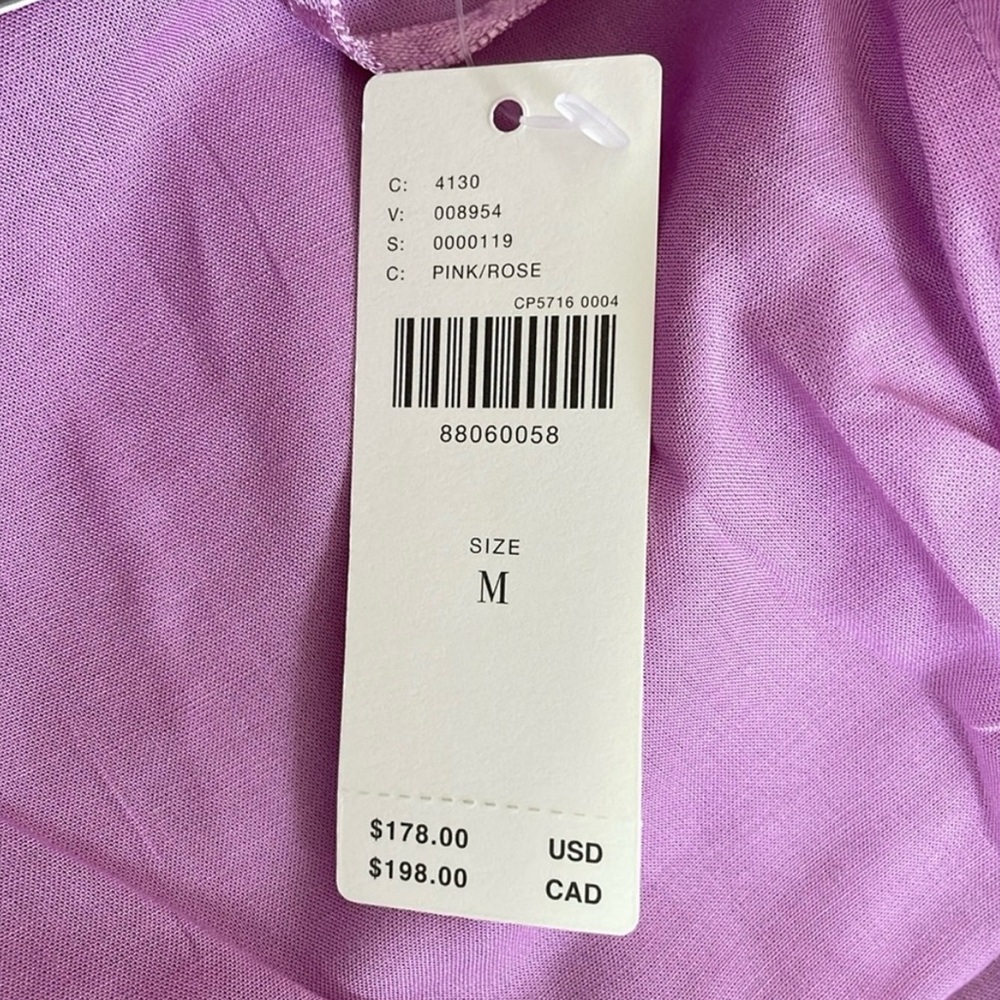 Maeve Anthropologie Lilac Strapless Dress with Floral Details - Picture 4 of 5